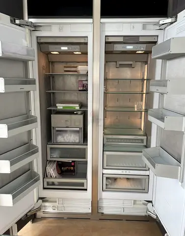 Gaggenau latest model large built-in fridge freezer set