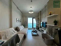 Water/City View 1BR | Furnished | Balcony | The Bay