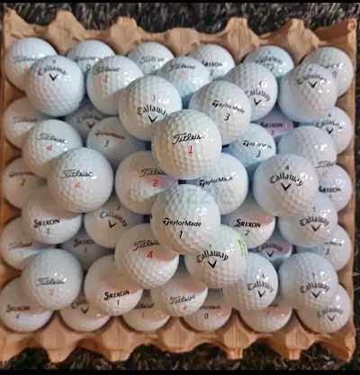Callaway titles TaylorMade golf balls very good and best condition balls available.