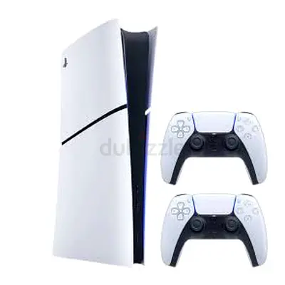 PlayStation 5 Console with 2 DualSense Controllers - Good Condition + 20-30 games