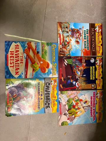 5 Geronimo Stilton novels for sale