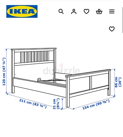IKEA Double Bed Hemnes