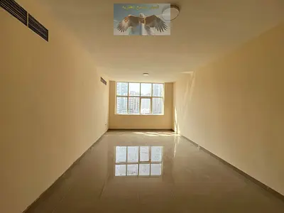 Beautiful 2BR hall in Al Majaz 2, spacious, free parking, large terrace, near Al Istifa Mosque, direct Dubai exit.