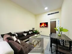 Furnished one-bedroom apartment on Ajman Corniche with a stunning view