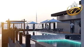 Bright 2BR Apartment | Confident Lancaster Liwan | Balcony &amp; Pool Access