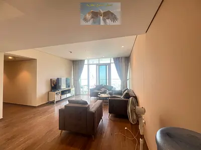 Luxurious Al Taawun tower – 2BR apartment, fully furnished, spacious – free parking, gym & pool – panoramic city view – near Oriana Hospital