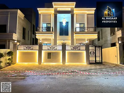 Modern villa for sale in Al Helio, Ajman | 6 master bedrooms, registration and ownership fees inclu