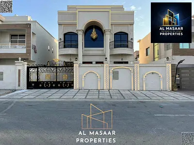 Ready with electricity and water | Own a luxury villa in Al Yasmin, Ajman | 6 master bedrooms (G+2)