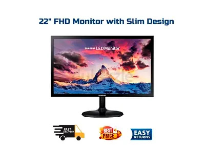 Samsung 22 Inch FHD Monitor with Slim Design and Game Play