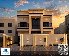Luxury villa for sale in Al Helio 2, Ajman. Modern and elegant design with super deluxe finishes. Pr