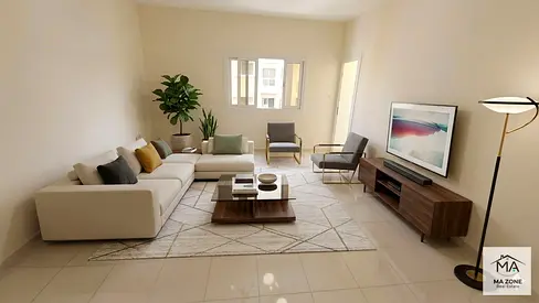 Biggest Size Hall | Balcony | 2 bath | Parking | Master Bedroom near new muweillah commercial park