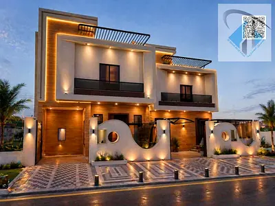 Villa for sale, freehold, for all nationalities, near Sheikh Mohammed Bin Zayed Road, including reg