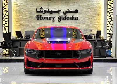 AED 3,633 EMi for 5Yrs | Ford Mustang Dark Horse 5.0 ( 2025 Model ) in Red Color GCC Specs