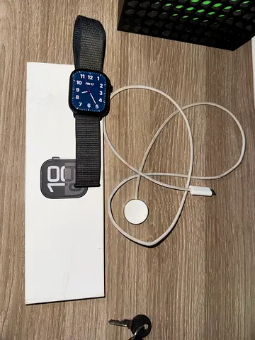Apple Watch Series 10 46mm with charger and extra nylon band - good condition