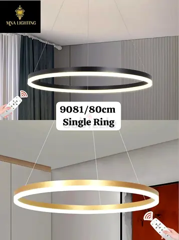 Modern LED Ring Chandelier Light | Luxury Ceiling Light | Home Decor