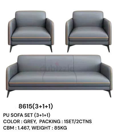 Office sofa set 3 1 1