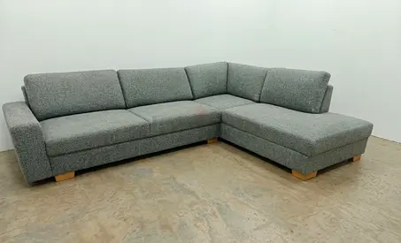 Ikea Sorvallen gray lshape sofa