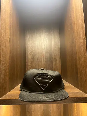 Black Superman Cap/Baseball Hat - One Size