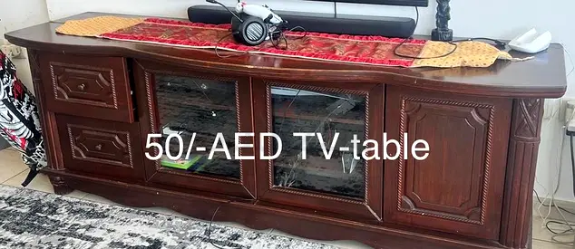 Solid Wood TV Cabinet / TV Table - Classic Design