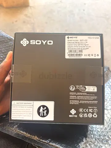 🔥 Brand New Mini PC (SOYO)

💻 16GB RAM + 512GB SSD

⚡ Fast speed – perfect for office, business,