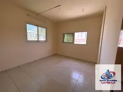 One bedroom and living room for rent in Al Ghwair, spacious with an open view, modern building, cent