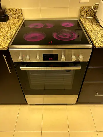 Bosch electric ceramic stove size 60cm freestanding
