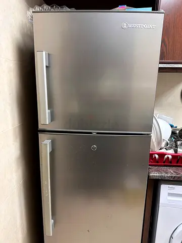 Westpoint stainless steel fridge/freezer combo - good condition