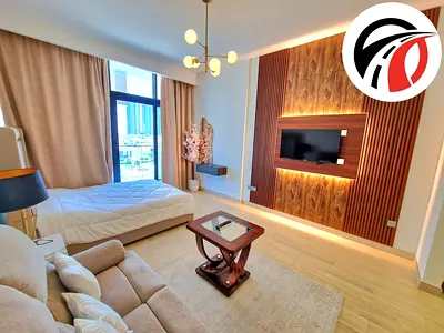 12 Cheques || Spacious Studio Apt with Lagoon & Direct Burj Khalifa View || Prime Locatio
