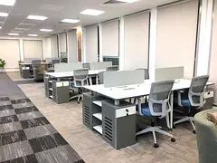 Offer Price 12000 Flexi desk with one year ejari 100 Sqft Fully Furnished office.