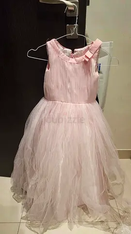 Light Pink Tulle Party Dress for Girl - Size Noted
