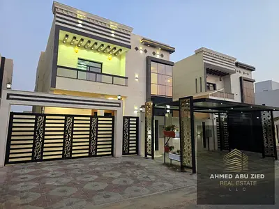 luxury 5 bedroom villa for sale in bahia ajman including electricity and water plus Ac