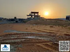 🏡 Exceptional investment opportunity to own a residential plot in Al Zahya 1, Ajman, with a size 