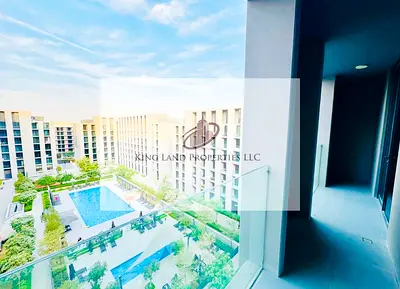 Brand new 1 bhk with balcony pool view for rent Aljada