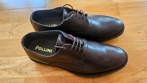 Pollini Italian Leather Dress Shoes Size 40 – Like New