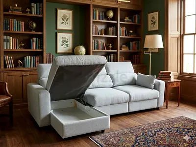 Brand new condition ikea eskilstuna L shape sofa under storage