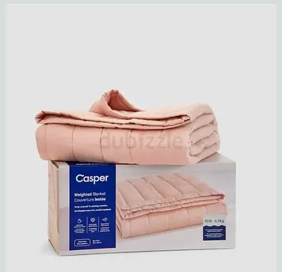 Casper 10 lb Weighted Blanket - Dusty Rose. New. Still in its Original Box. AED 250 Only. Free Deliv