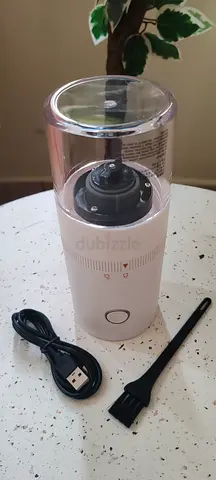 Compact Electric Coffee Grinder - Portable USB Rechargeable