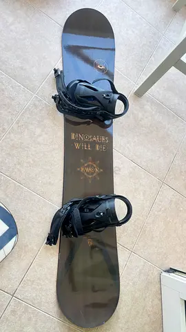 Used Snowboard with Bindings - Good Condition