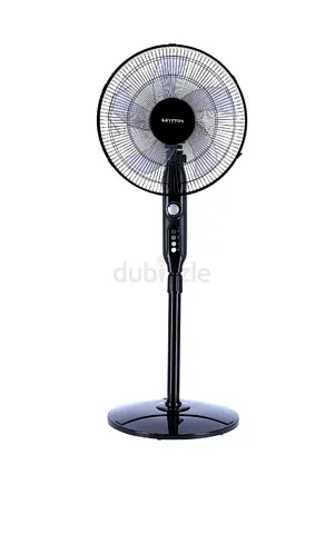 Standing Pedestal Fan - 16-inch, Adjustable Height, 3-Speed