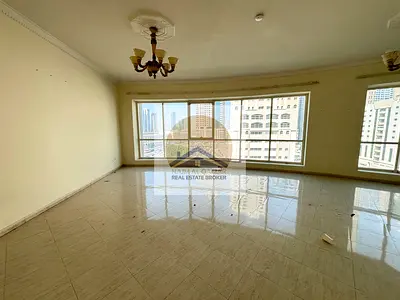 Panoramic view | Chiller Ac Free | Gym Pool | Luxury 2BHK | Master BR | wardrobes | At Al Majaz 3