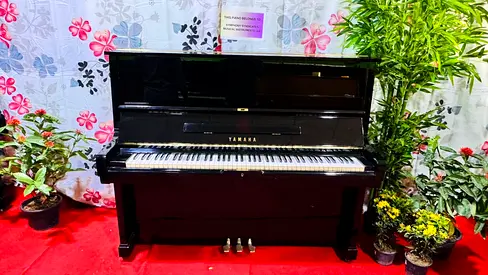 YAMAHA U2H Black Upright Piano – Richer Tone | Professional Yamaha Performance