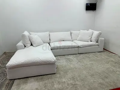 Perfect condition marina home luscious sofa with footstool