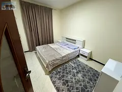 Fully furnished one-bedroom apartment with a living room, excellent space, open view, clean building