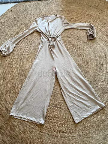 Beige Jumpsuit S - m