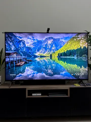 Sony 55-inch LED Smart TV - Good Condition with Govee Smart backlight