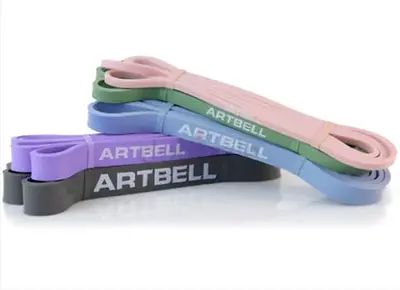Artbell Fitness Power Band Latex Resistance Set – Heavy-Duty Strength  Stretch - Brand New