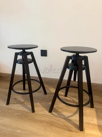 IKEA black bar stools