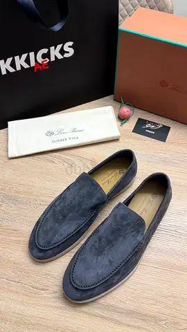 Loro Piana Summer Walk Loafers ‘Grey’