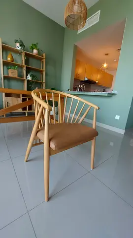 Armchair solid wood
