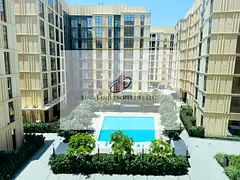 Modern 1 BHK | 2 Washrooms | Pool View | Counter Kitchen | Spacious Living | Al Mamsha